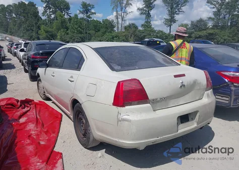 2007 Mitsubishi Galant Es/Se from USA, damaged, VIN 4A3AB36F77E068978